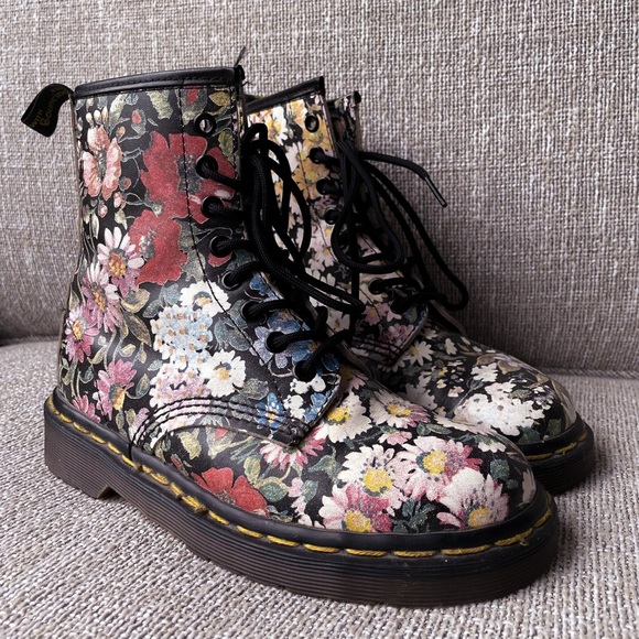 Dr. Martens | Shoes | Sale Dr Martens Vintage Sienna Miller Floral 46 Boots  | Poshmark
